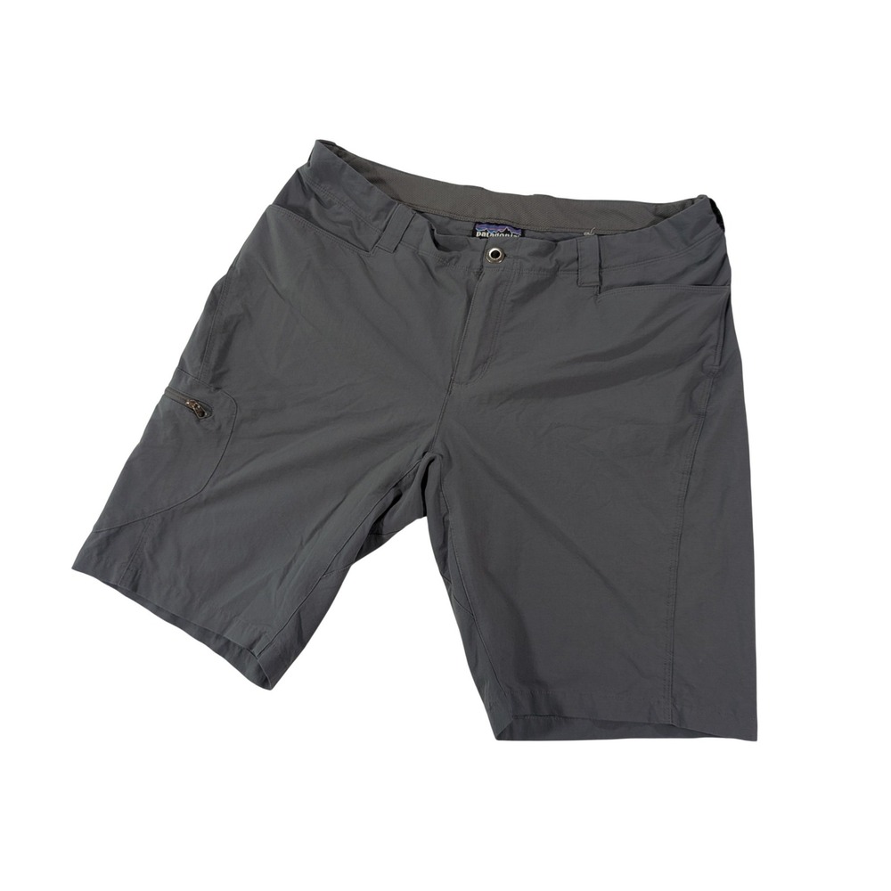 Patagonia‎ Quandary Shorts Womens 12 Gray Nylon Spandex Hiking Outdoor 8.5